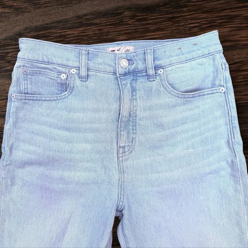 Madewell Light Blue Straight Leg Jeans size 28. - Picture 2 of 10